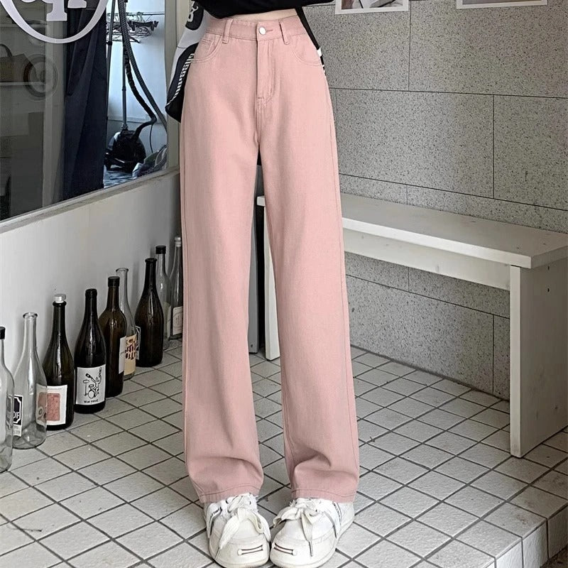 Vintage wijde jeans voor dames