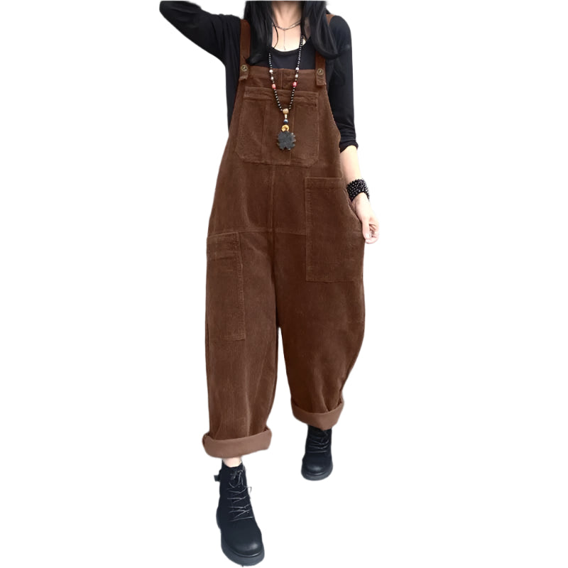 Corduroy jumpsuit voor dames