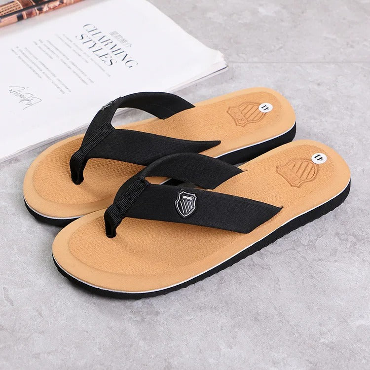 Antislip strandteenslippers voor heren