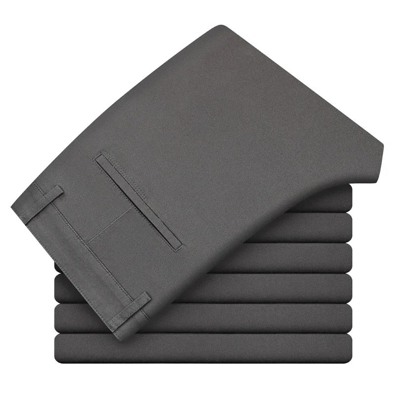 Slim fit katoenen broek voor heren