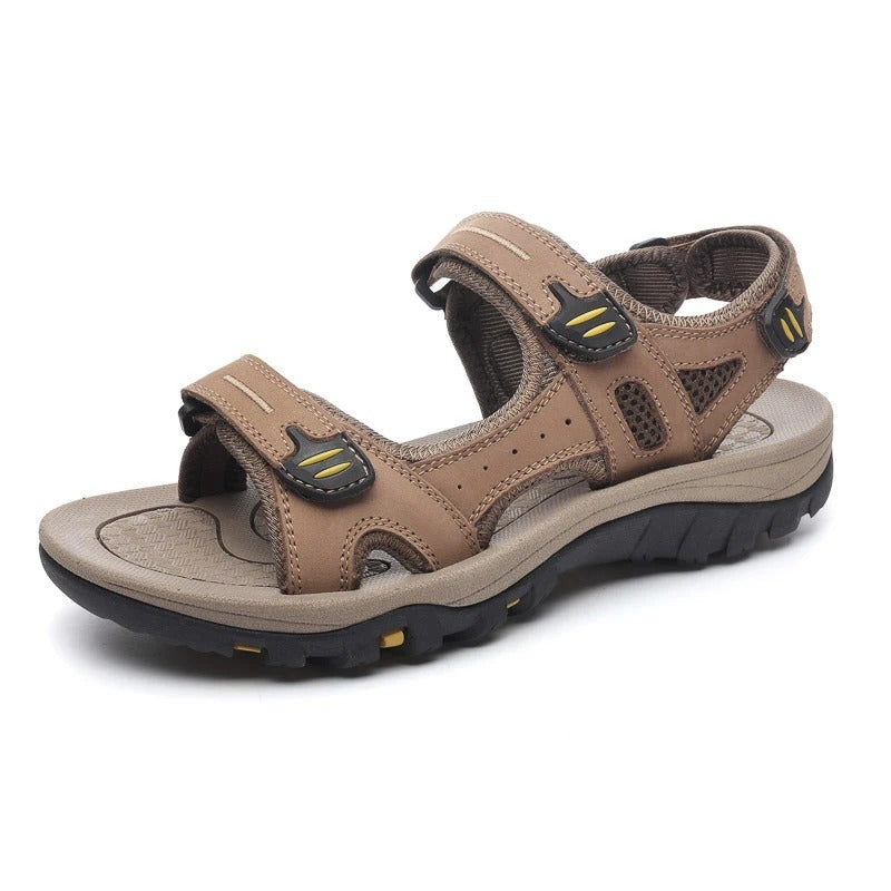 Heren casual leren sandalen
