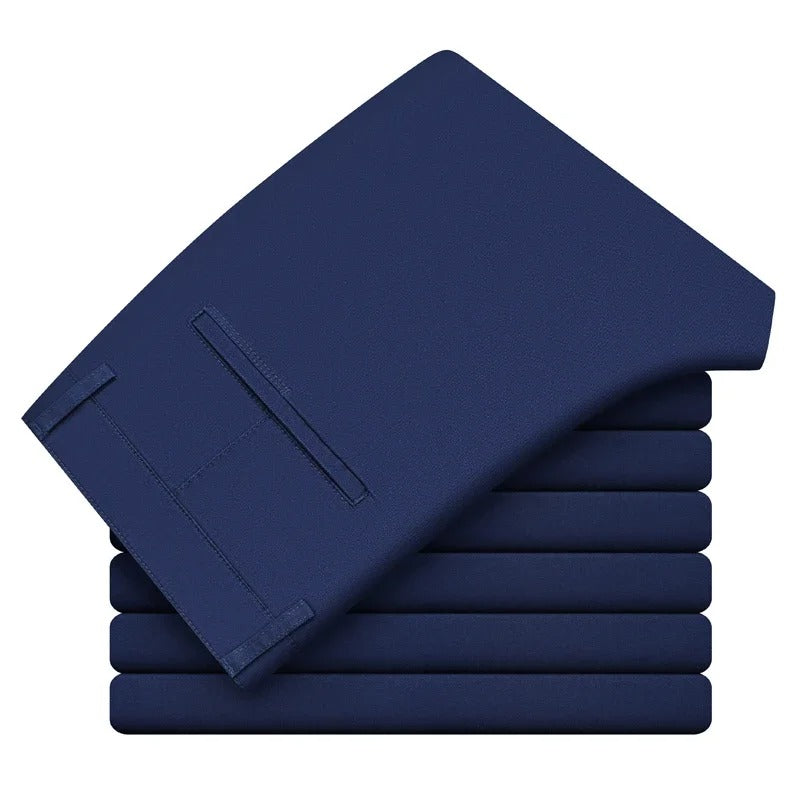 Slim fit katoenen broek voor heren