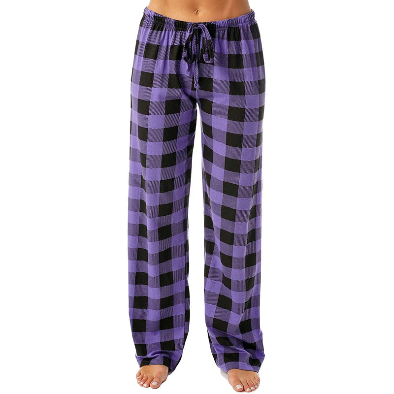 Geruite pyjama voor dames