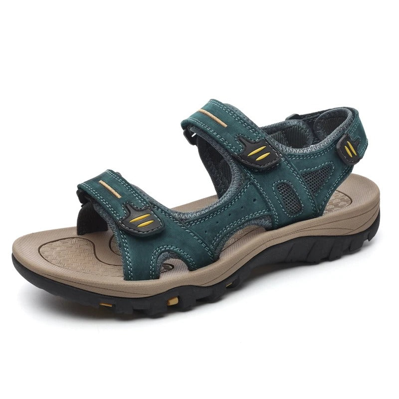 Heren casual leren sandalen