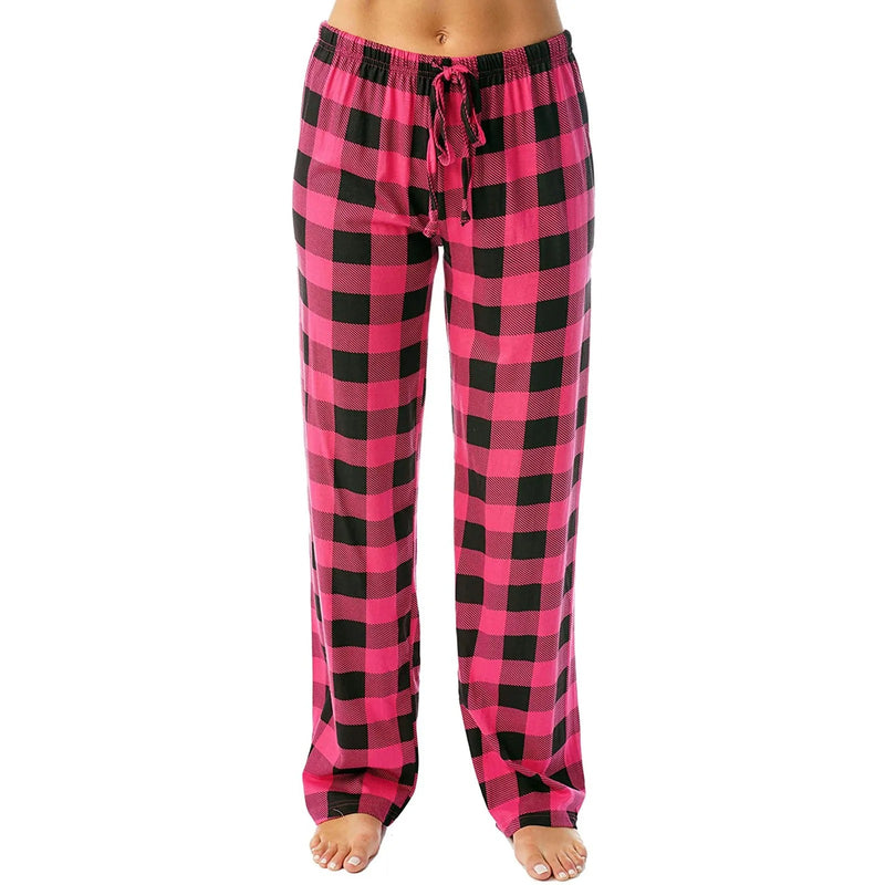 Geruite pyjama voor dames
