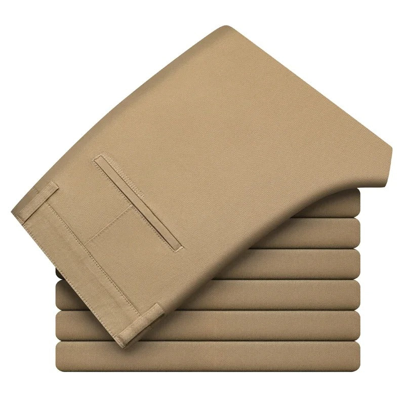 Slim fit katoenen broek voor heren