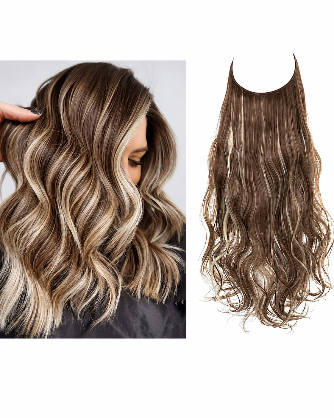 Vrouwen Haaraccessoire Onzichtbare Haarlokken
