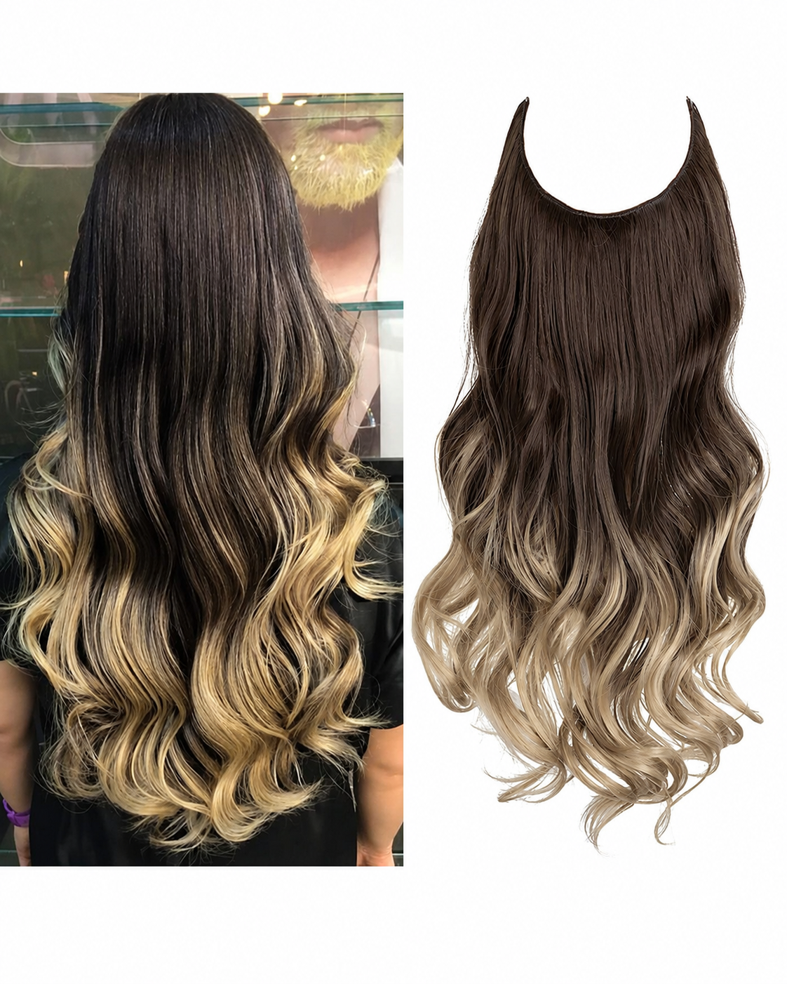 Vrouwen Haaraccessoire Onzichtbare Haarlokken