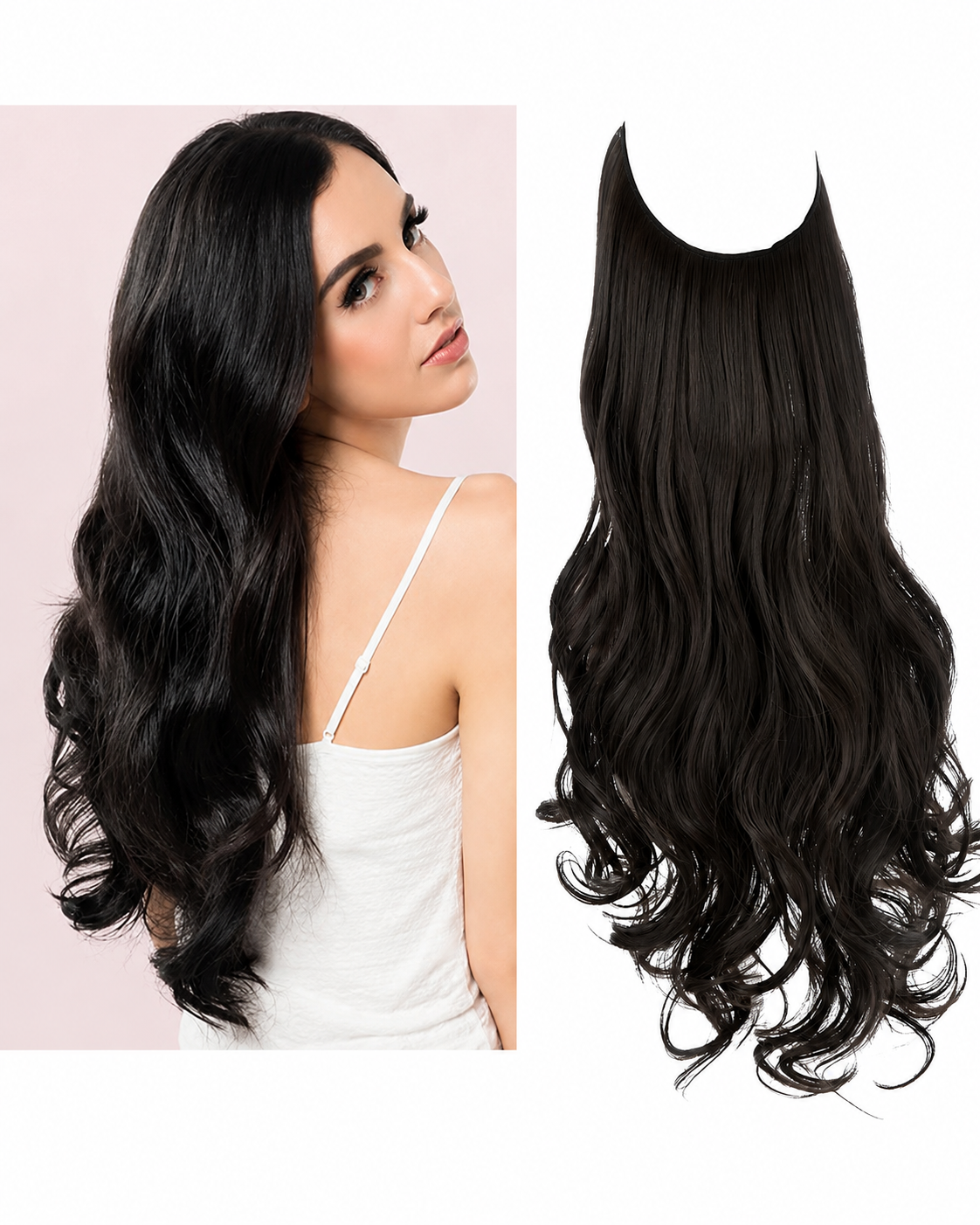 Vrouwen Haaraccessoire Onzichtbare Haarlokken
