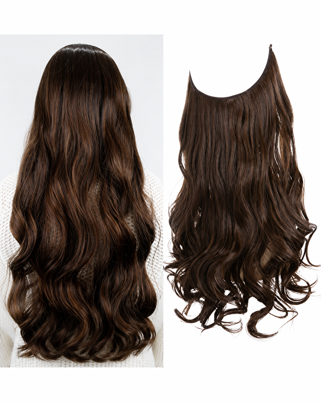 Vrouwen Haaraccessoire Onzichtbare Haarlokken