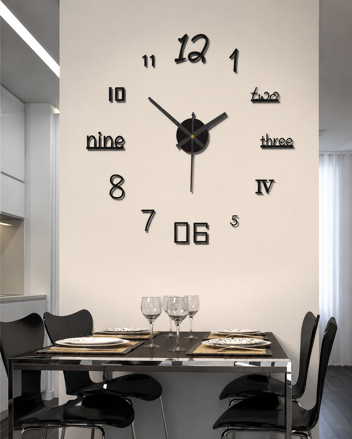 Wandklok met Creatief Design
