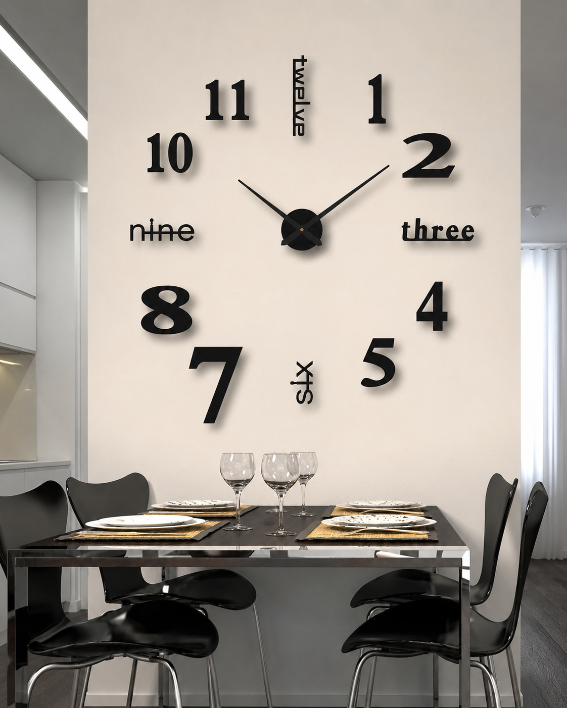 Wandklok met Creatief Design