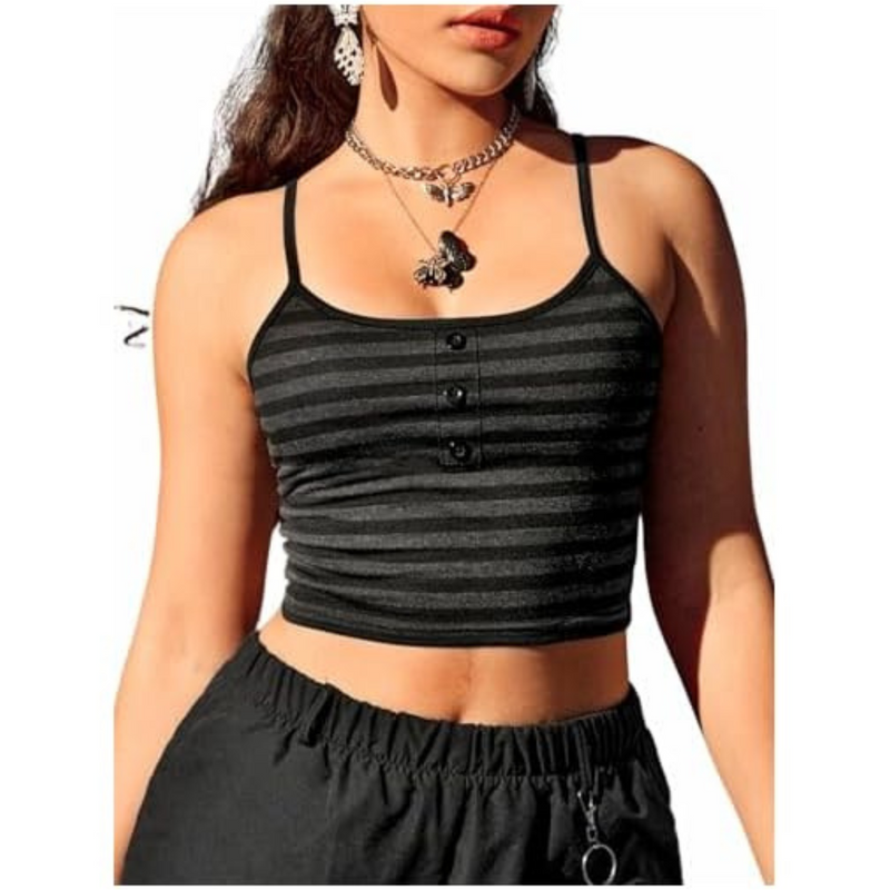 Spaghettibandjes crop top voor dames