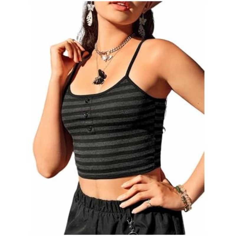 Spaghettibandjes crop top voor dames