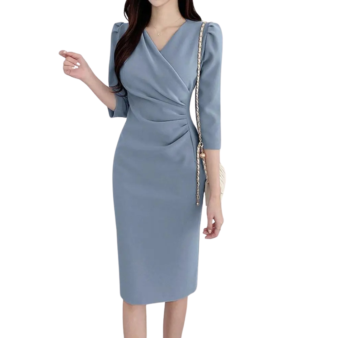 V-hals bodycon zomerjurk voor dames