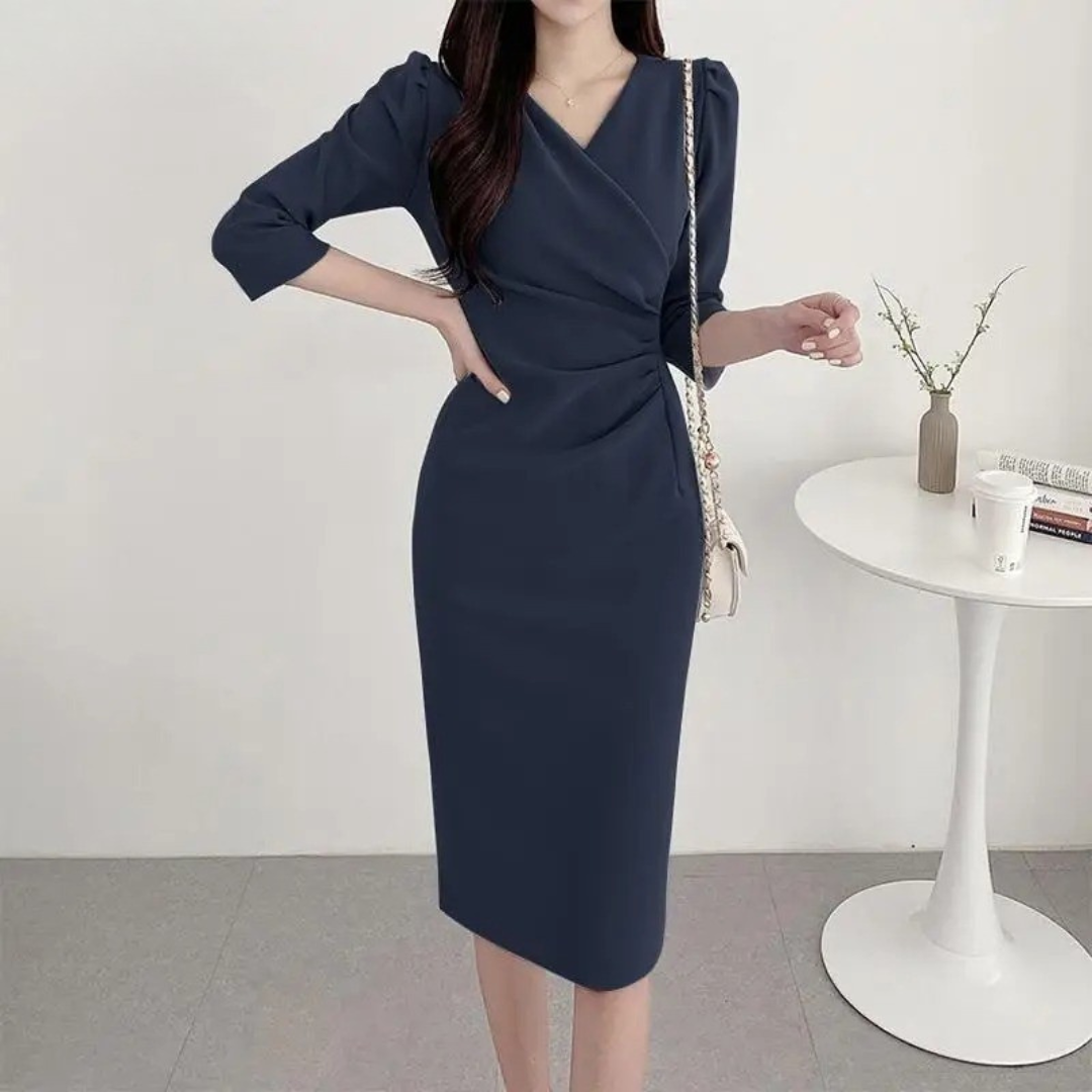 V-hals bodycon zomerjurk voor dames