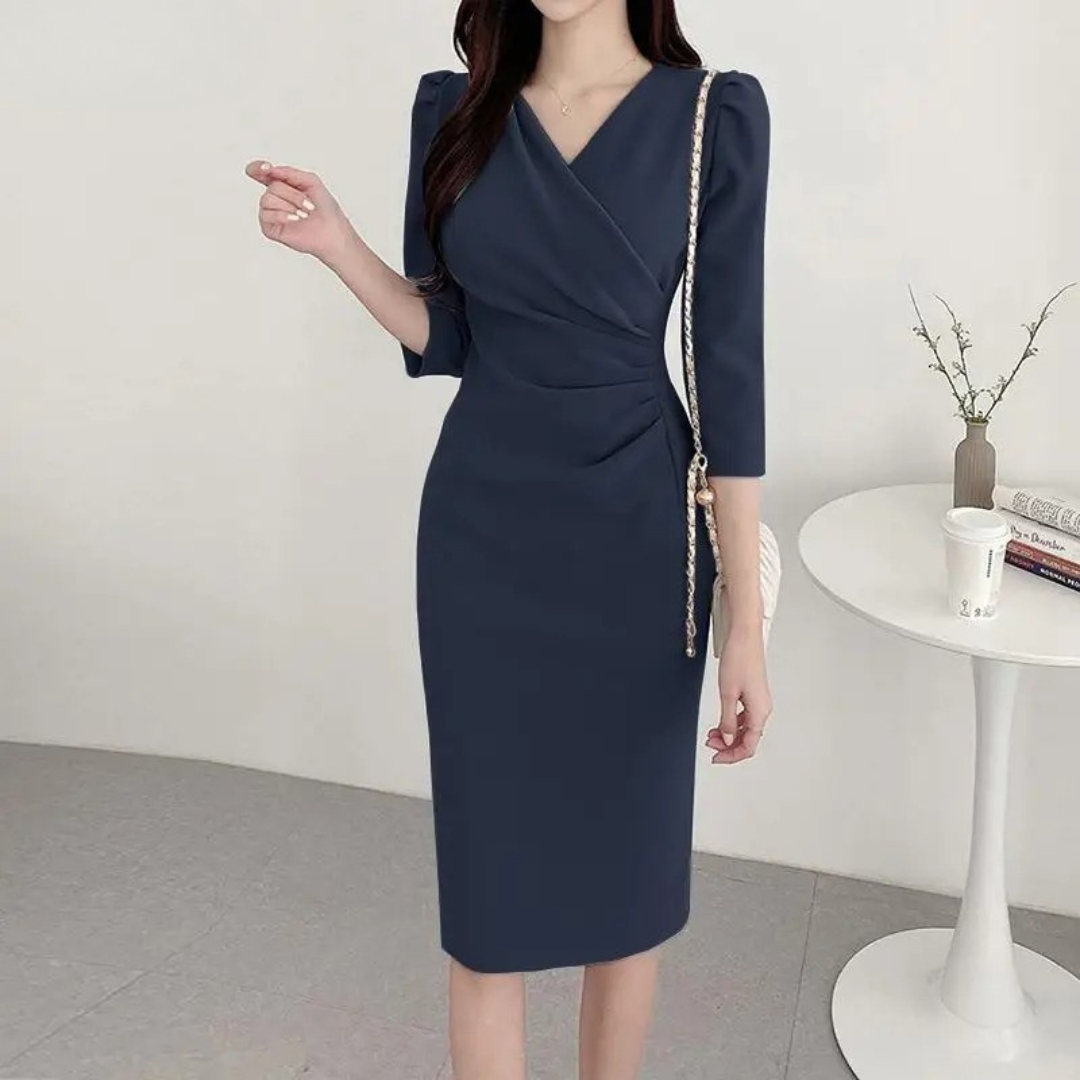 V-hals bodycon zomerjurk voor dames