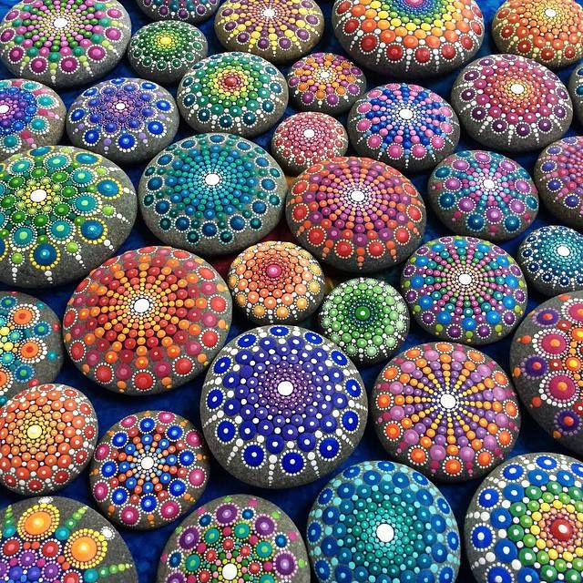 Mandala Schilderen Met Stippen