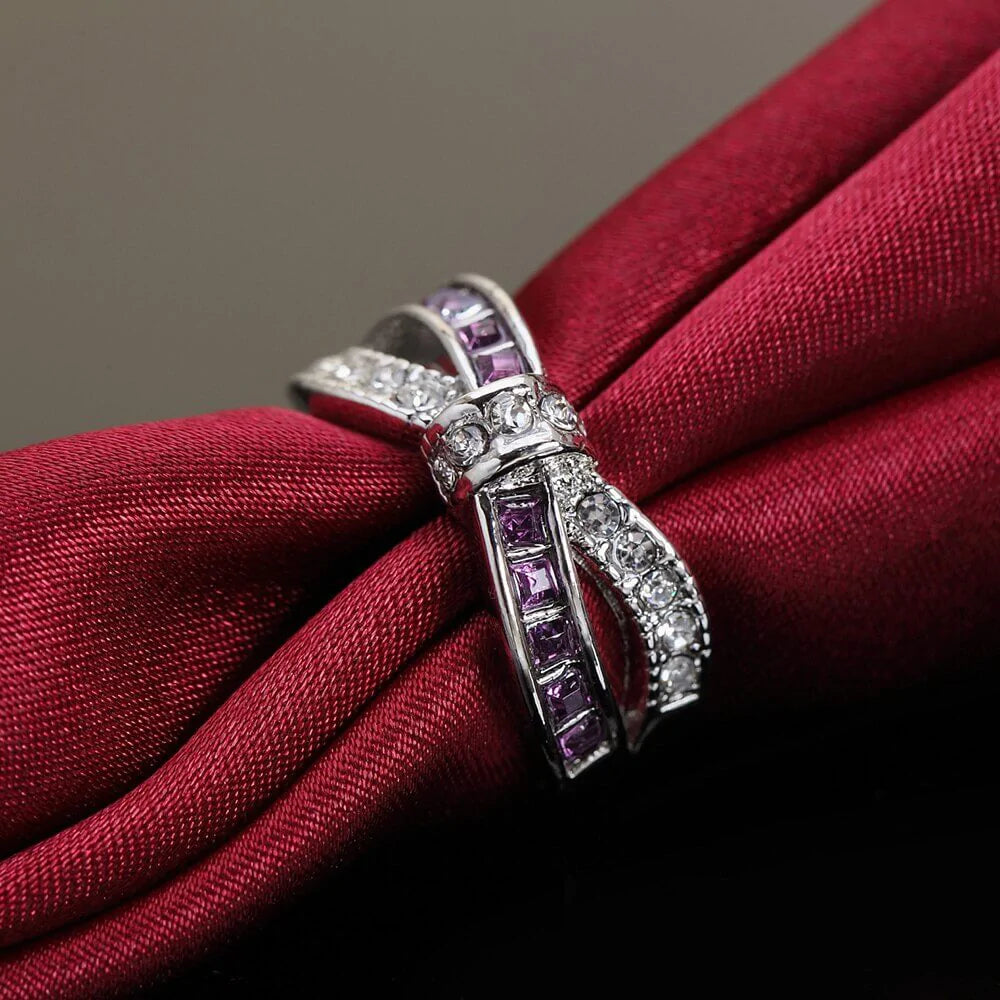 Criss Cross Kristal Ring