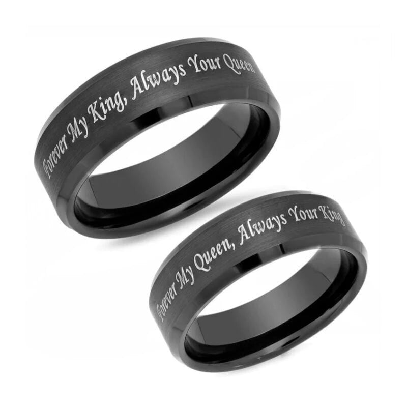 Zwarte Promise Ring