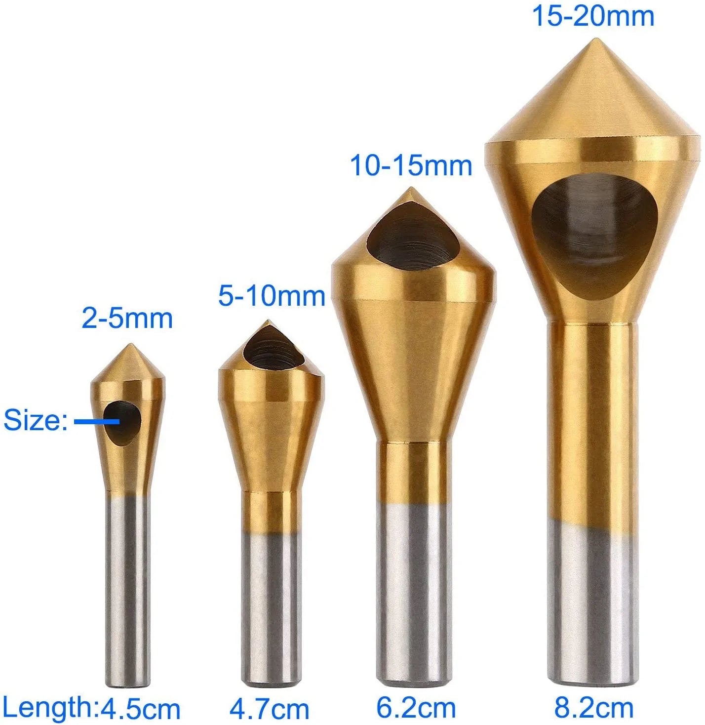 Titanium verzinkboor