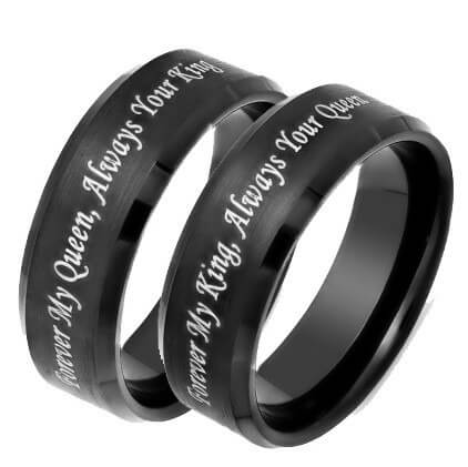 Zwarte Promise Ring