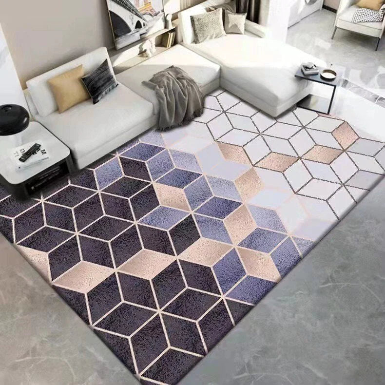 Scandinavisch Geometrisch Tapijt