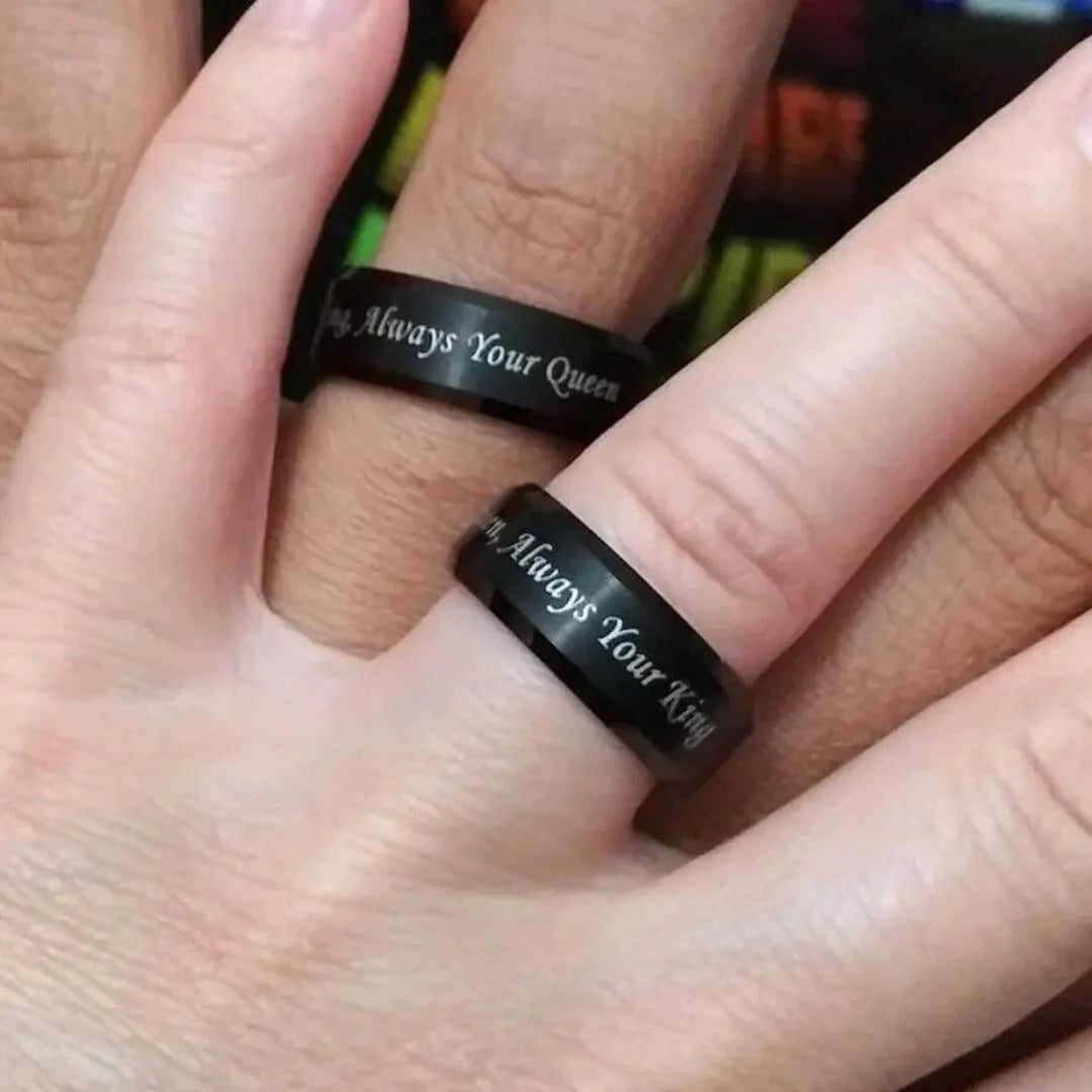 Zwarte Promise Ring