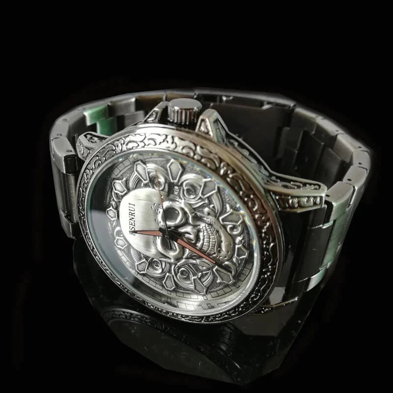 Schedel Gezicht Horloge
