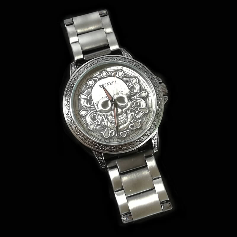 Schedel Gezicht Horloge