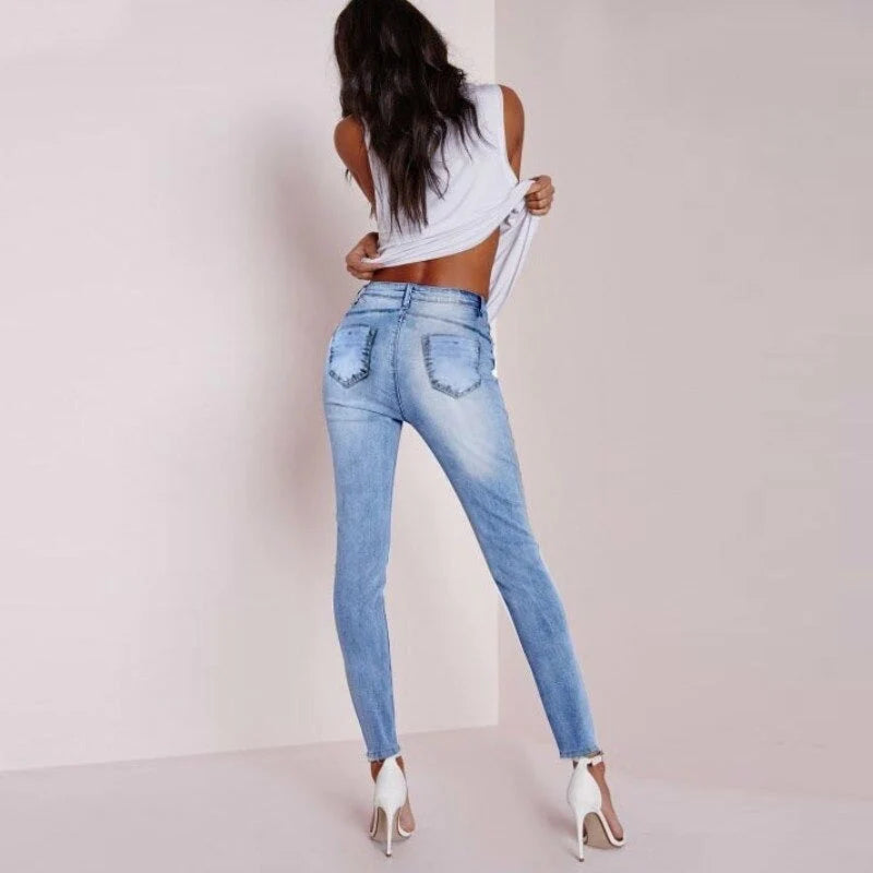 Vrouw Skinny Jeans