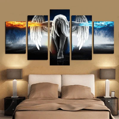 Engelen Muur Canvas