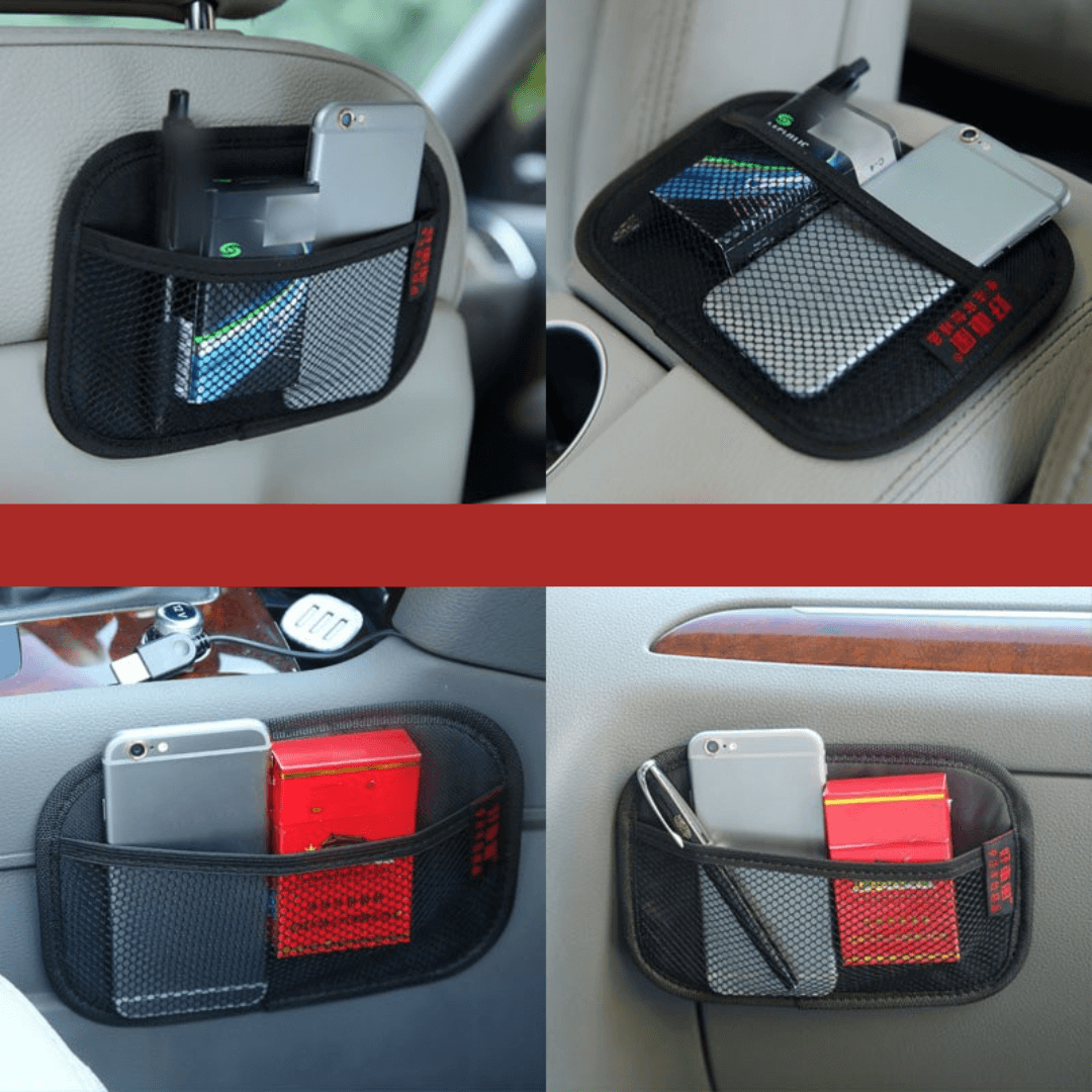 Leder Mesh Auto Organisator