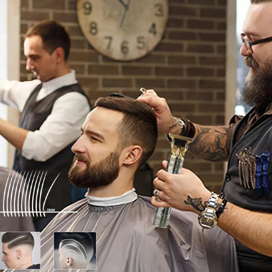 Mannen Vintage Snoerloze Haartrimmer