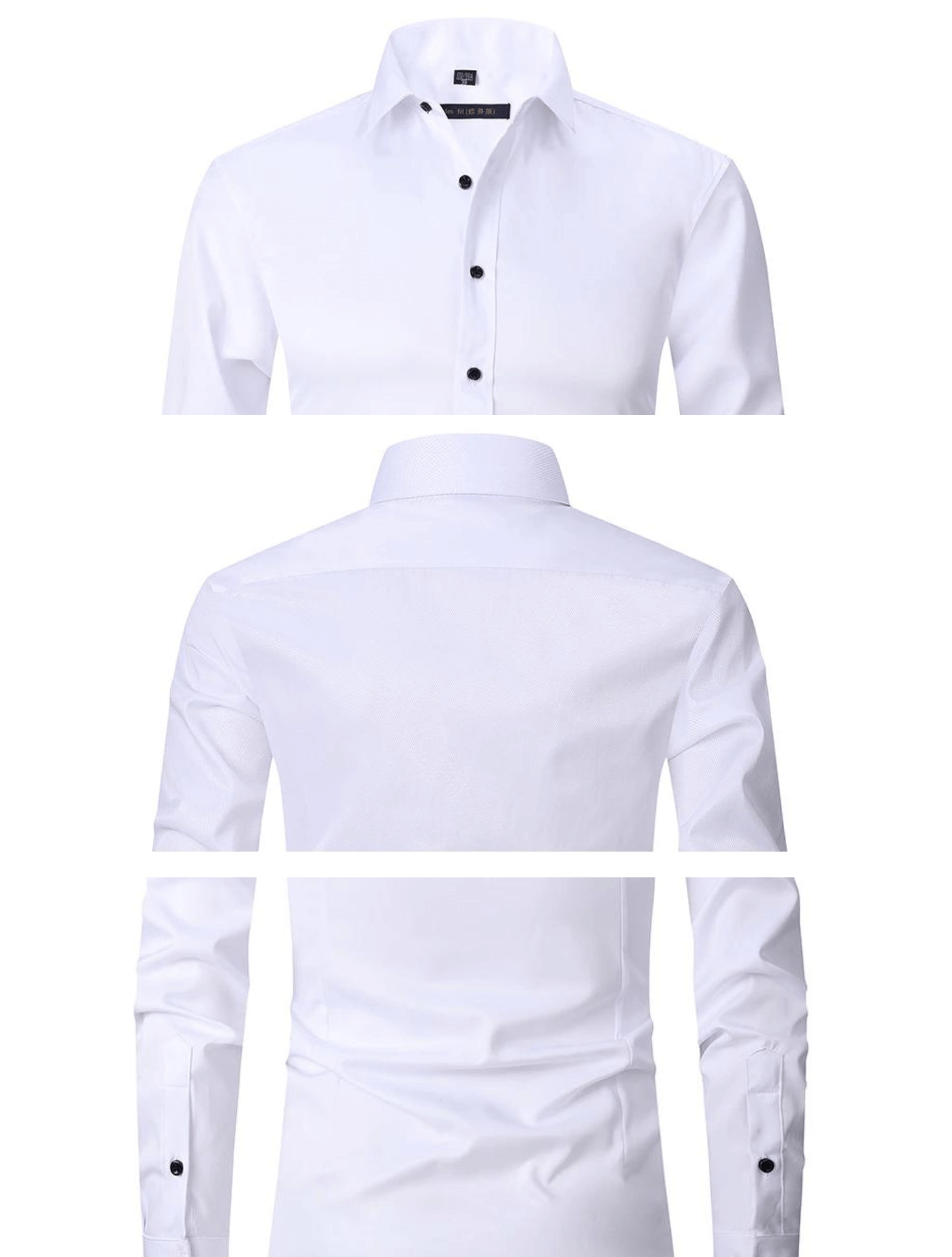 Heren Anti-Kreuk Slim Fit Dress Shirt