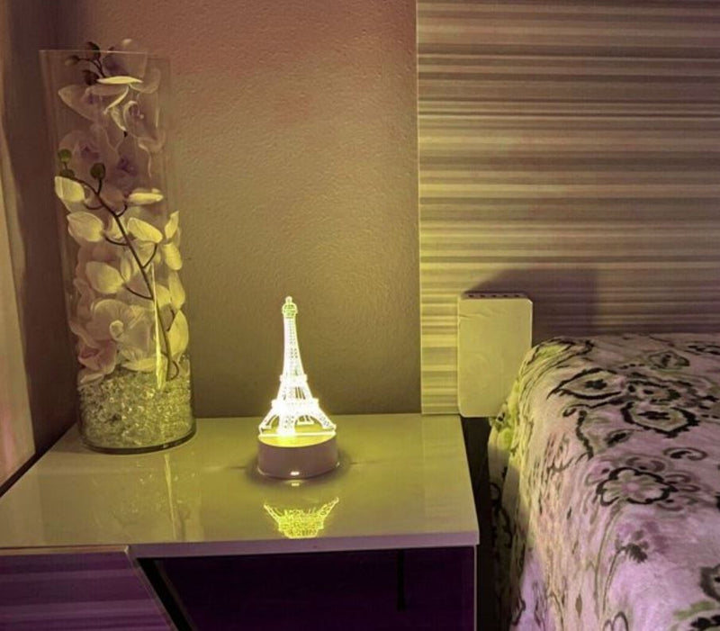 Eiffeltoren 3D Illusie Lamp
