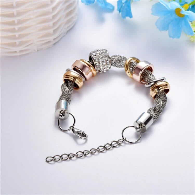 Verstrengelde Ring Accent Armband