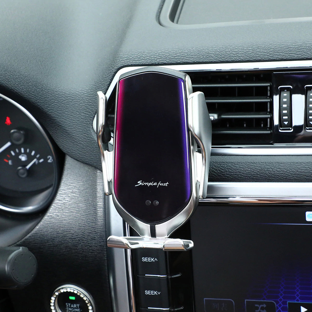 PREMIUM - Automatisch Klemmende Telefoonhouder | Draadloze Oplader