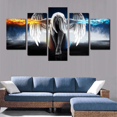 Engelen Muur Canvas