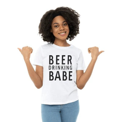 Bierdrinkende Babe T-shirt