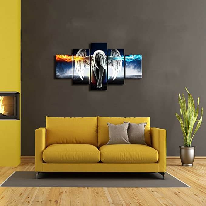 Engelen Muur Canvas