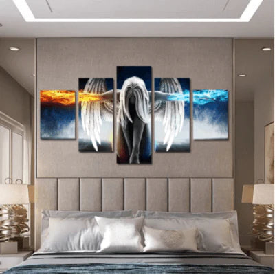 Engelen Muur Canvas