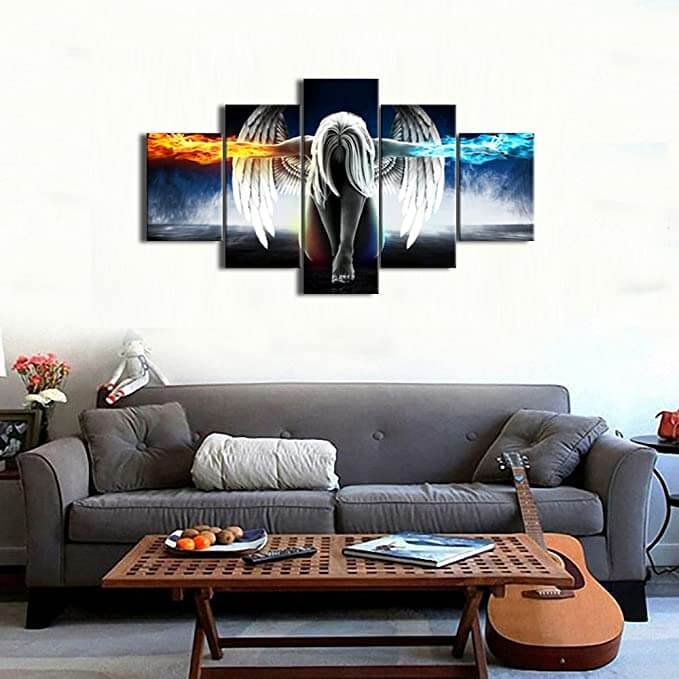Engelen Muur Canvas