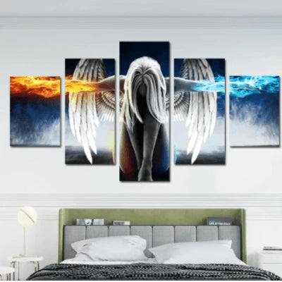 Engelen Muur Canvas