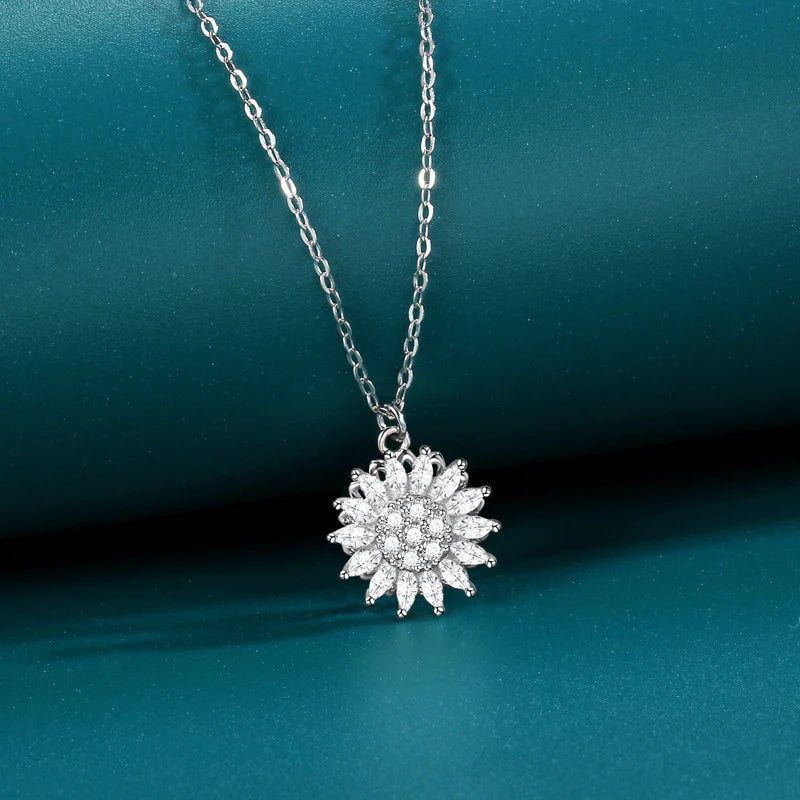 Spinning Zonnebloem Ketting