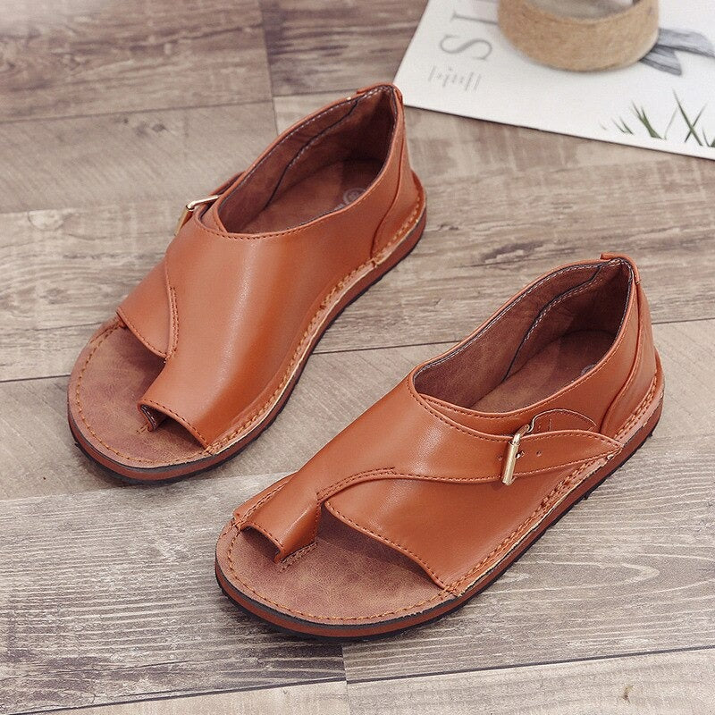 Sandalen met gesp