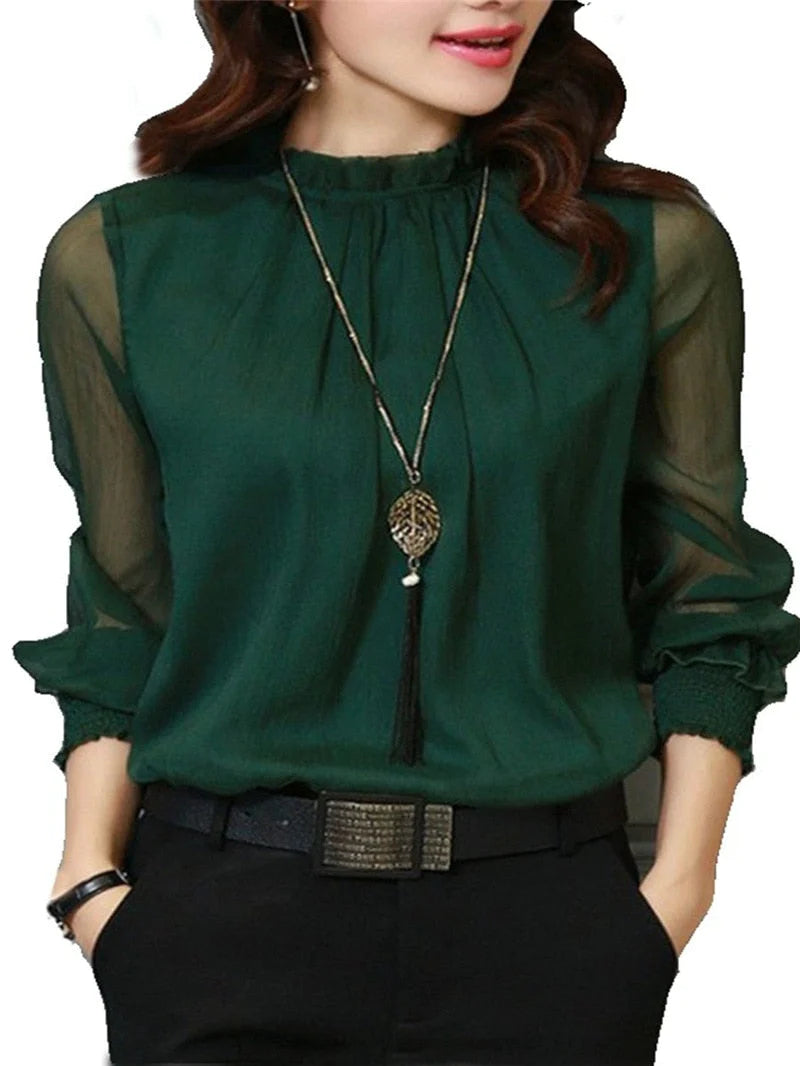Elegante Chiffon Blouse
