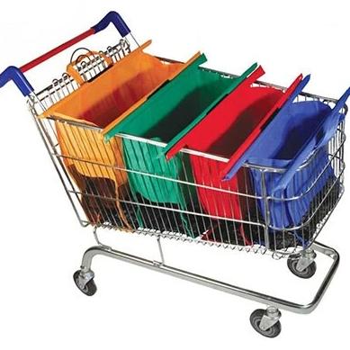 Boodschappenwagentje Trolley Tassen (Set van 4)