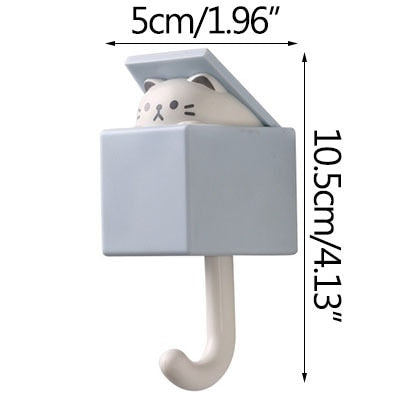 Peeking Cat Wall Hangende Haak