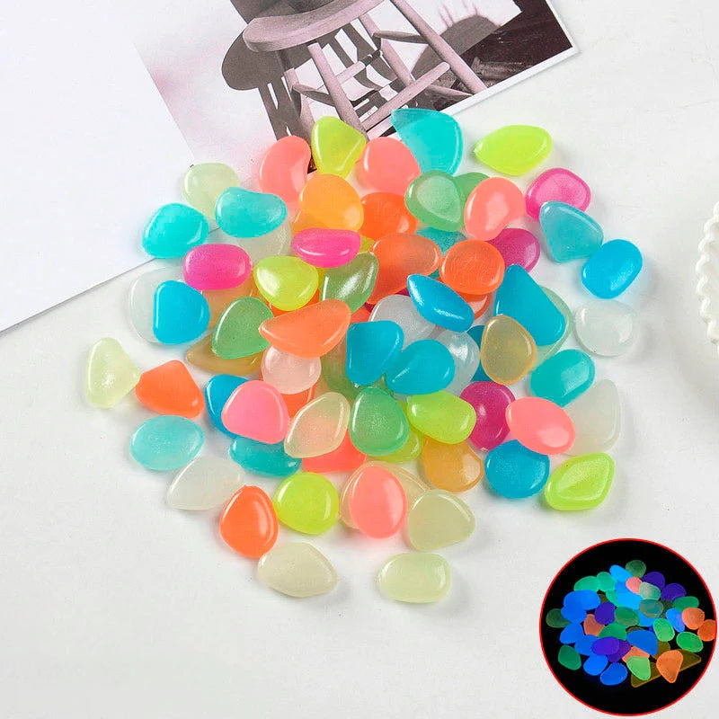 Glow in the Dark Tuinsteentjes